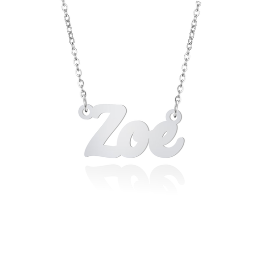 Prime & Pure Sterling Silver Name Necklace Zoe