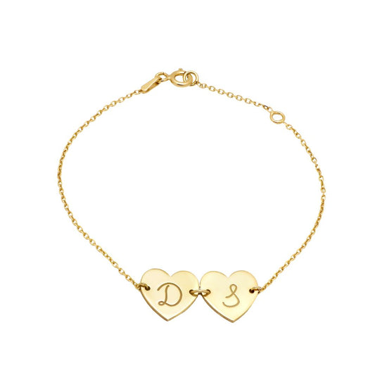 Double Hearts Bracelet