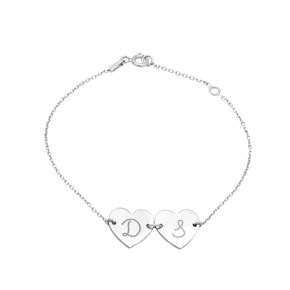 Double Hearts Bracelet