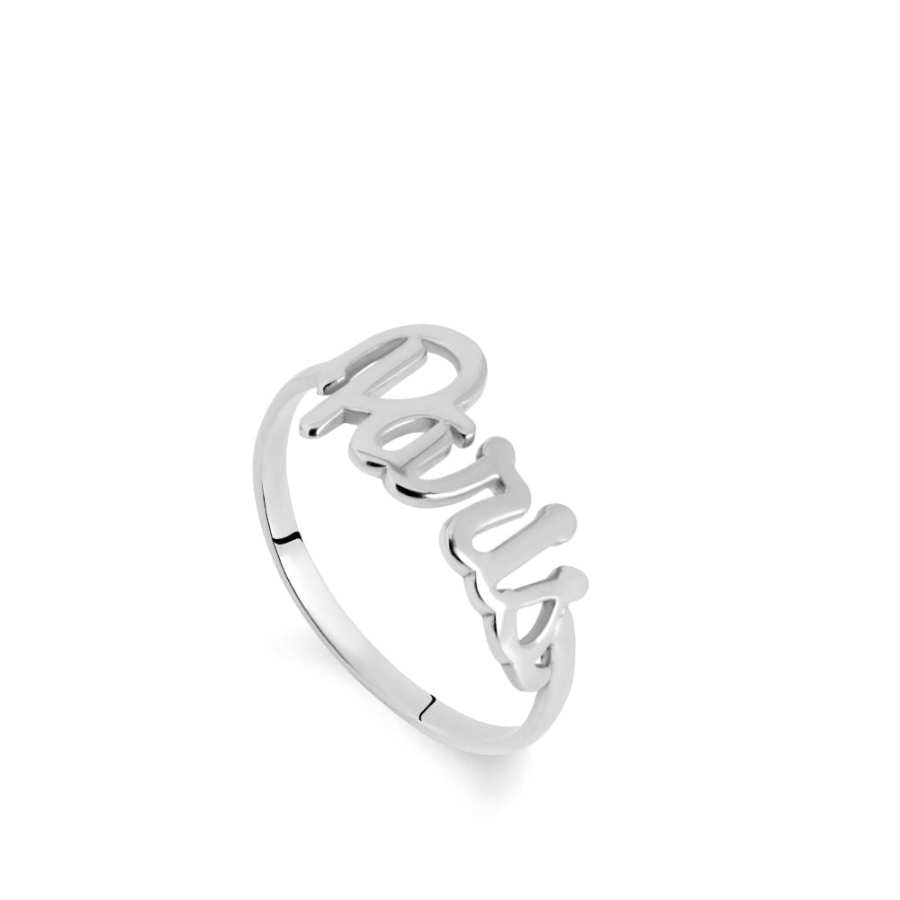 Calligraphy Name Custom Ring
