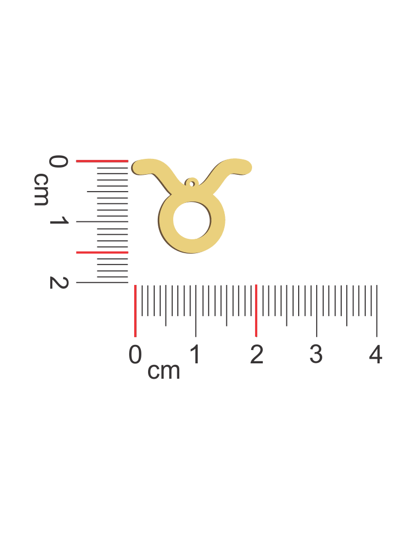 Taurus Sign Necklace