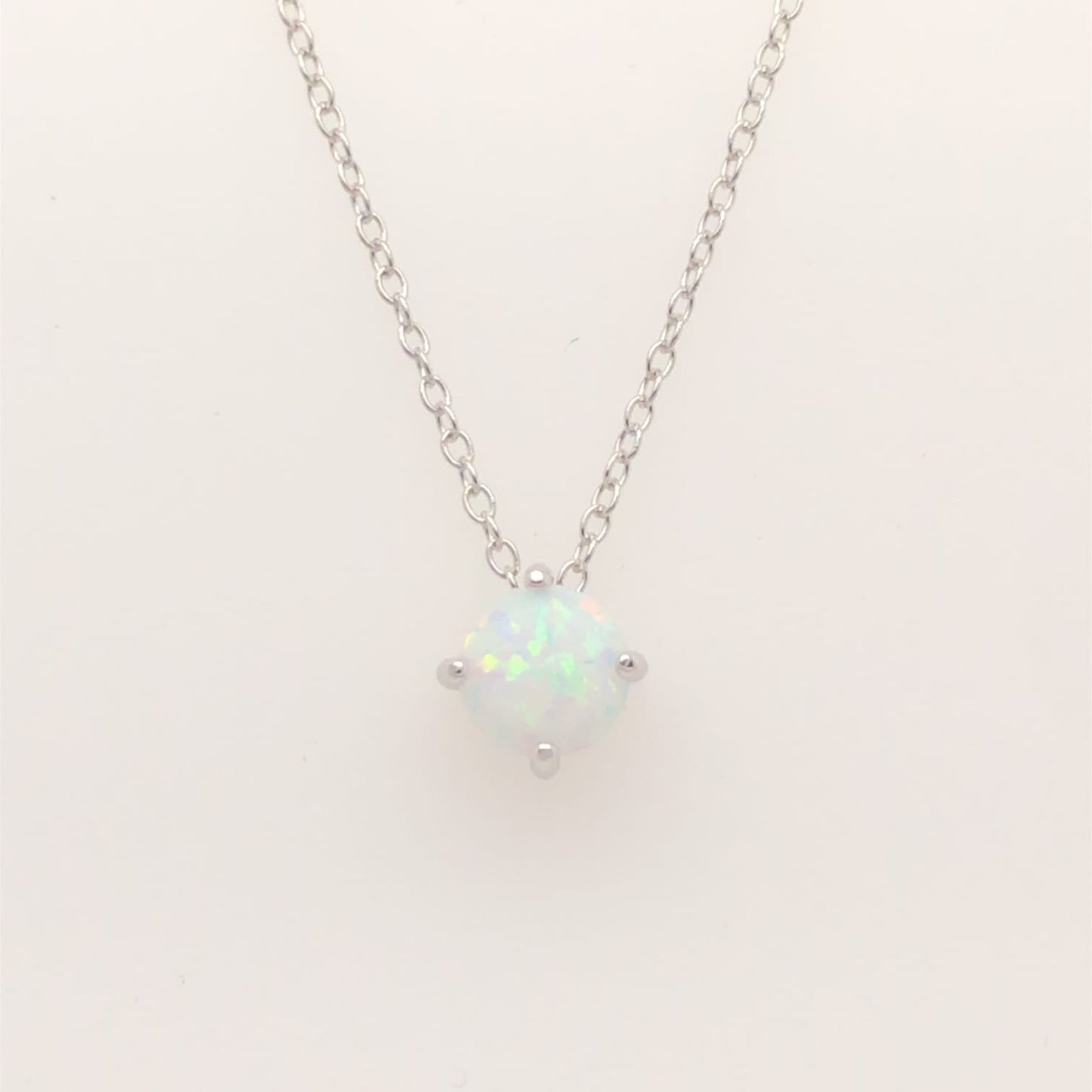 Magical Stone Silver Necklace
