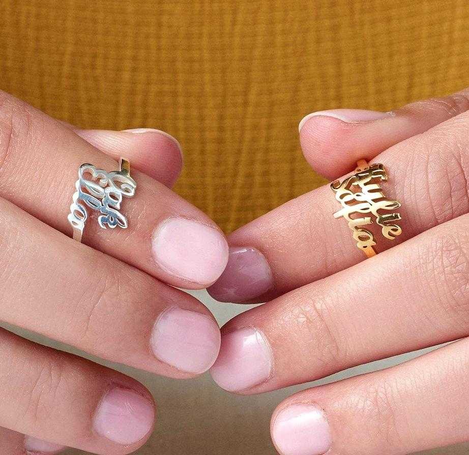Couple Names Ring