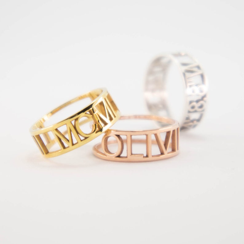 Roman Numeral Ring