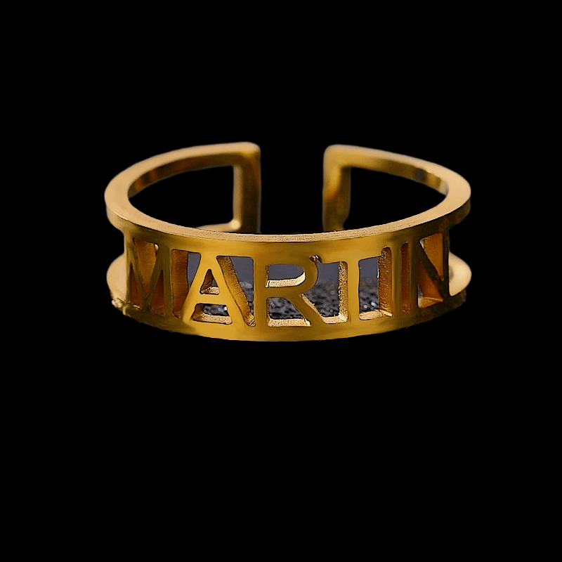 Customized Name Band Ring