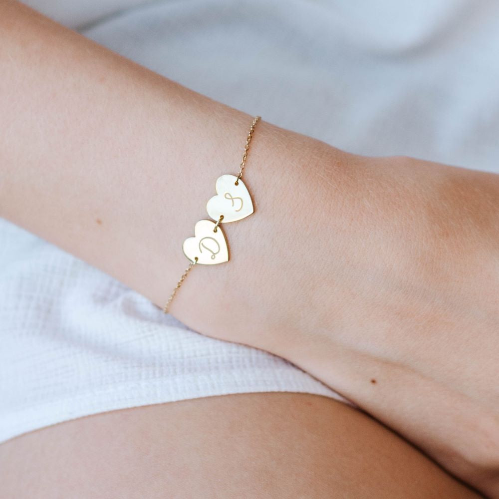 Double Hearts Bracelet