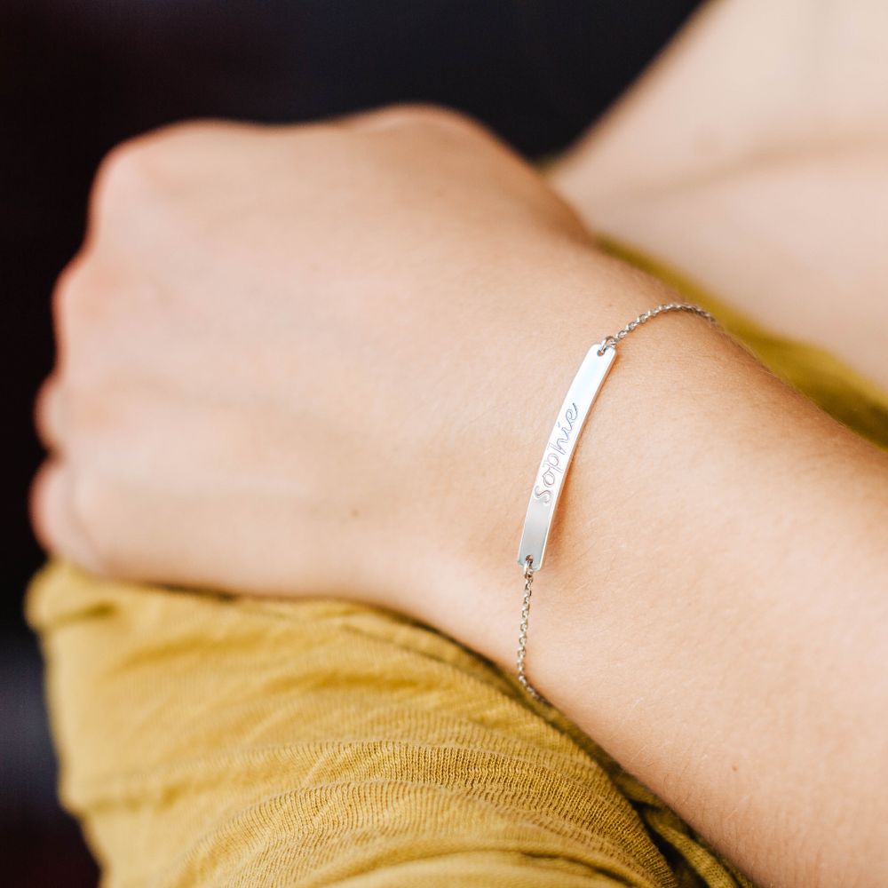 Engraved Bar Bracelet (2)