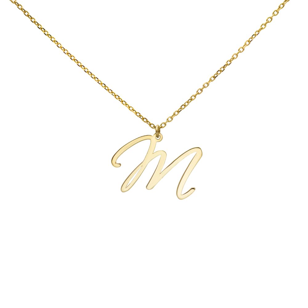 Monogram Custom Letter Necklace