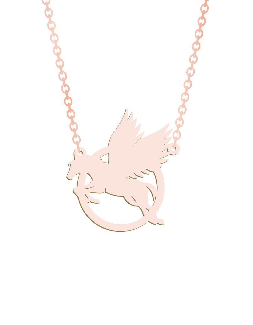 Flying Horse Necklace