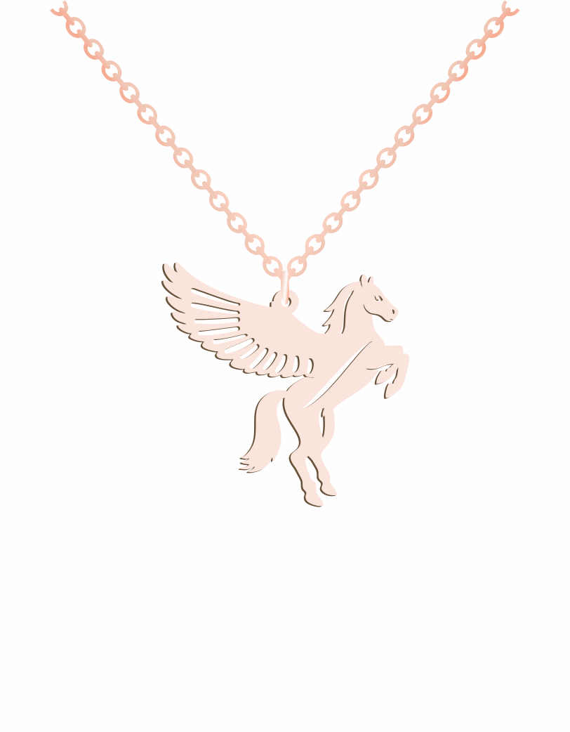Horse Wings Necklace