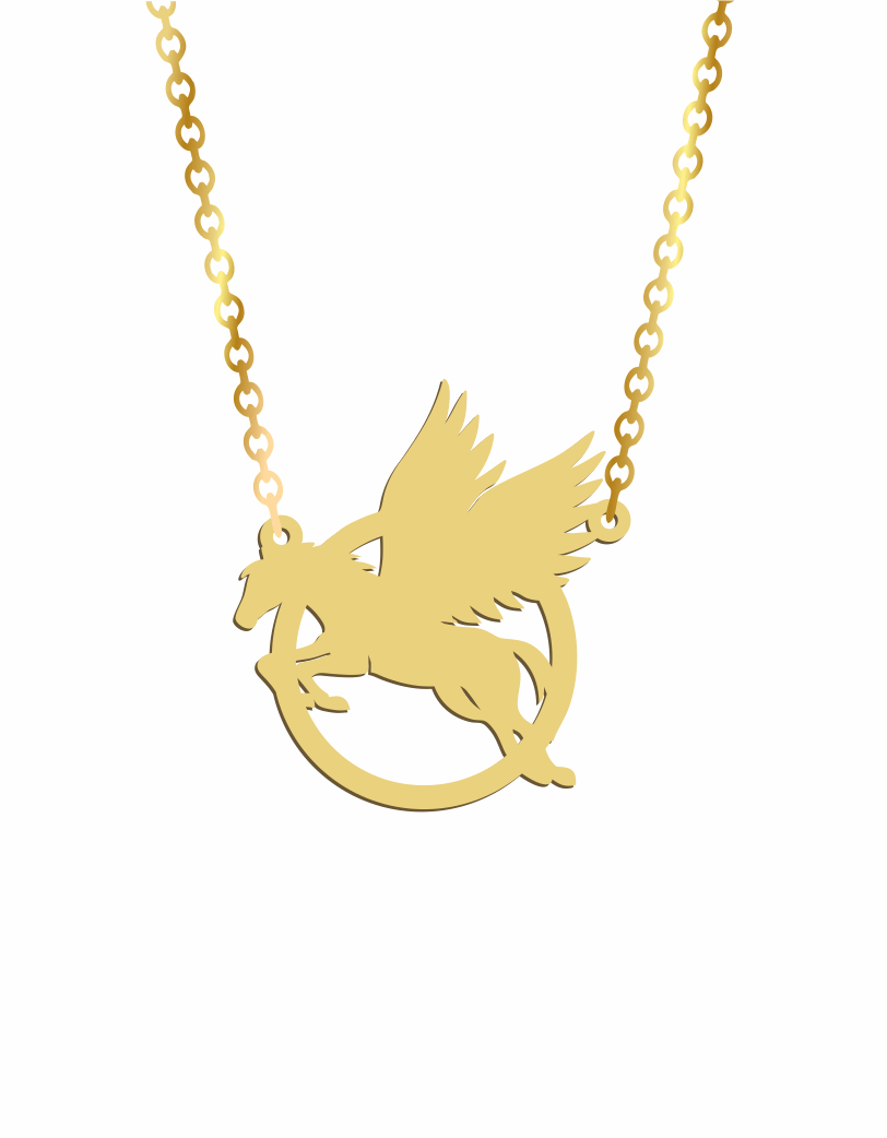 Flying Horse Necklace