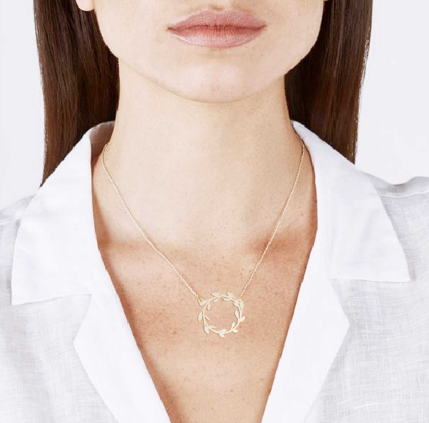 Circular Branch Necklace