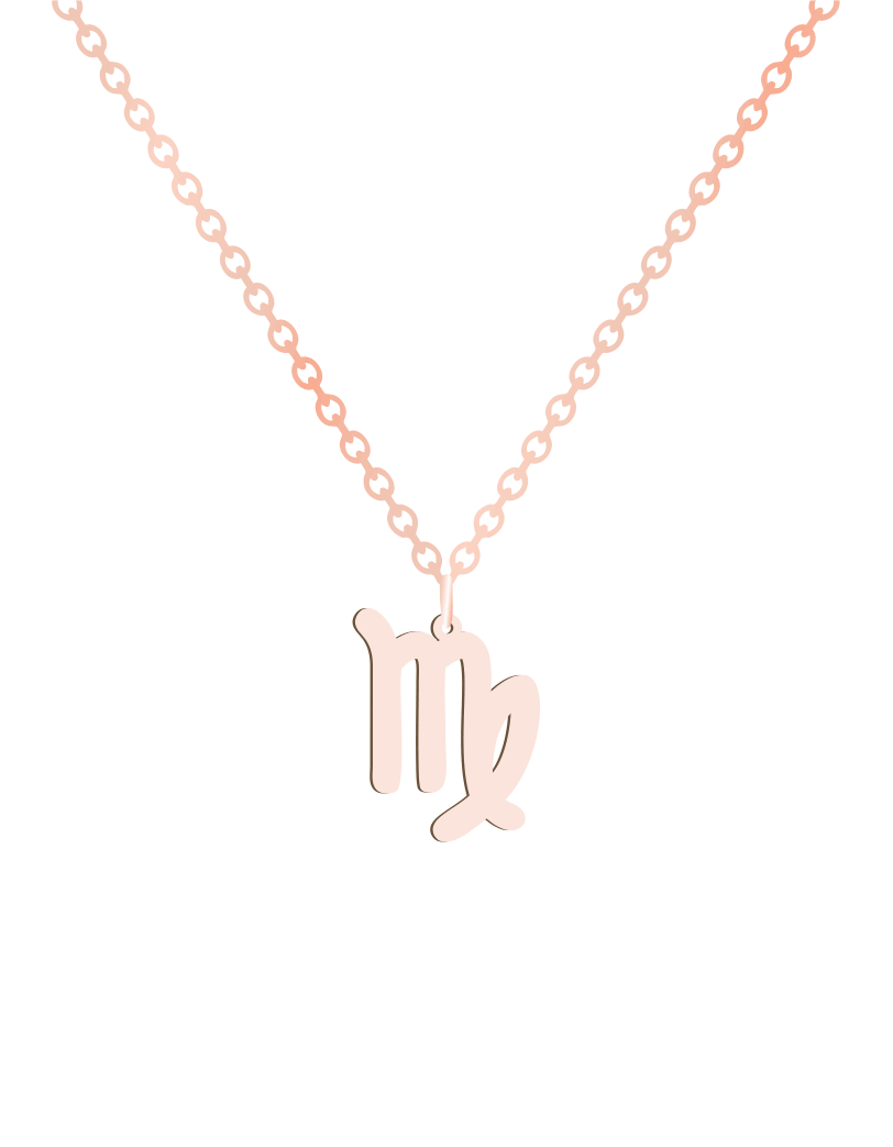 Virgo Sign Necklace