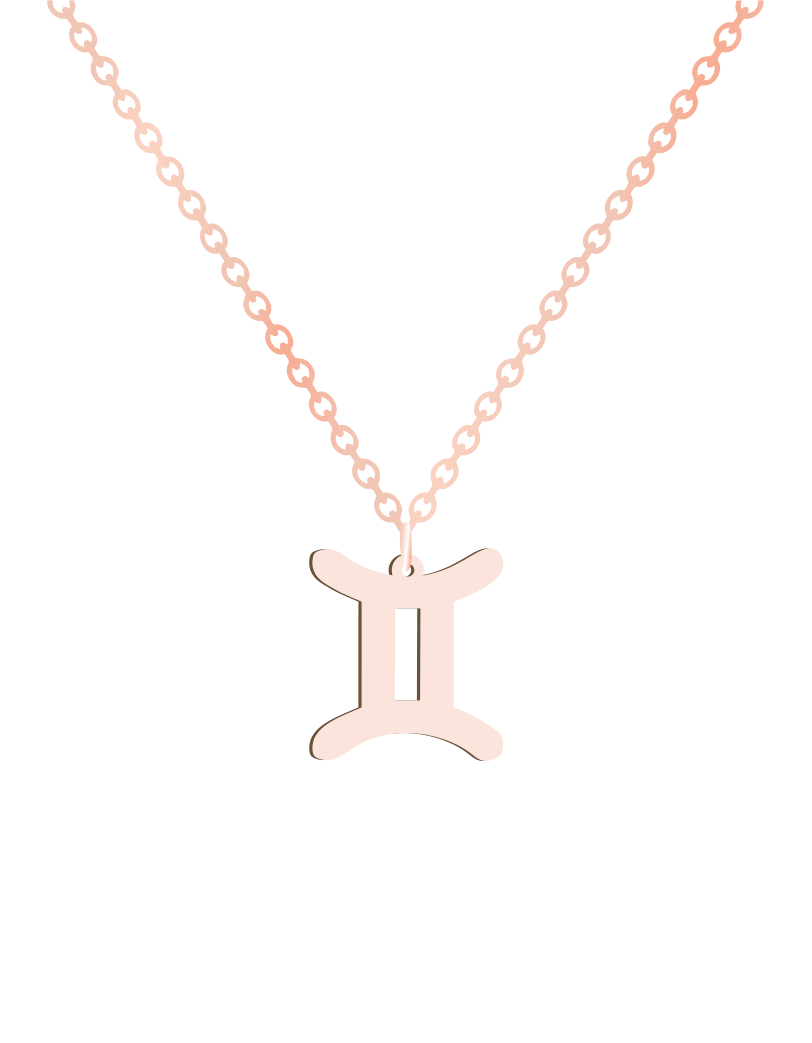 Gemini Sign Necklace