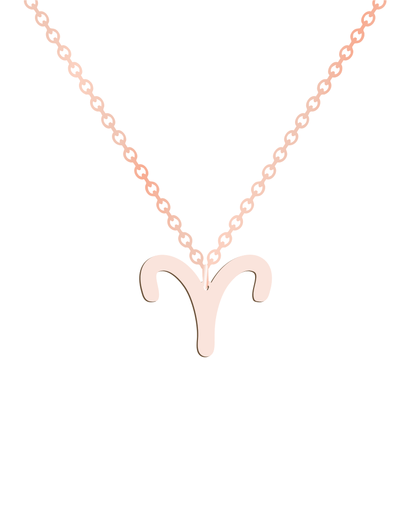 Aries Sign Necklace