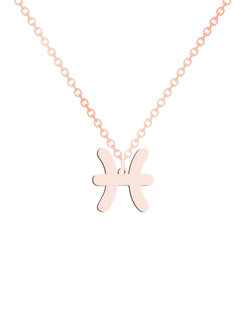 Pisces Sign Necklace
