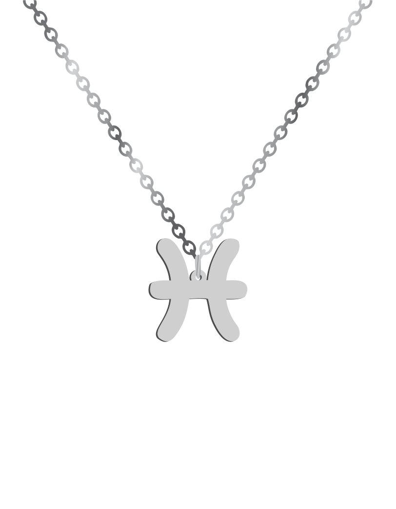 Pisces Sign Necklace