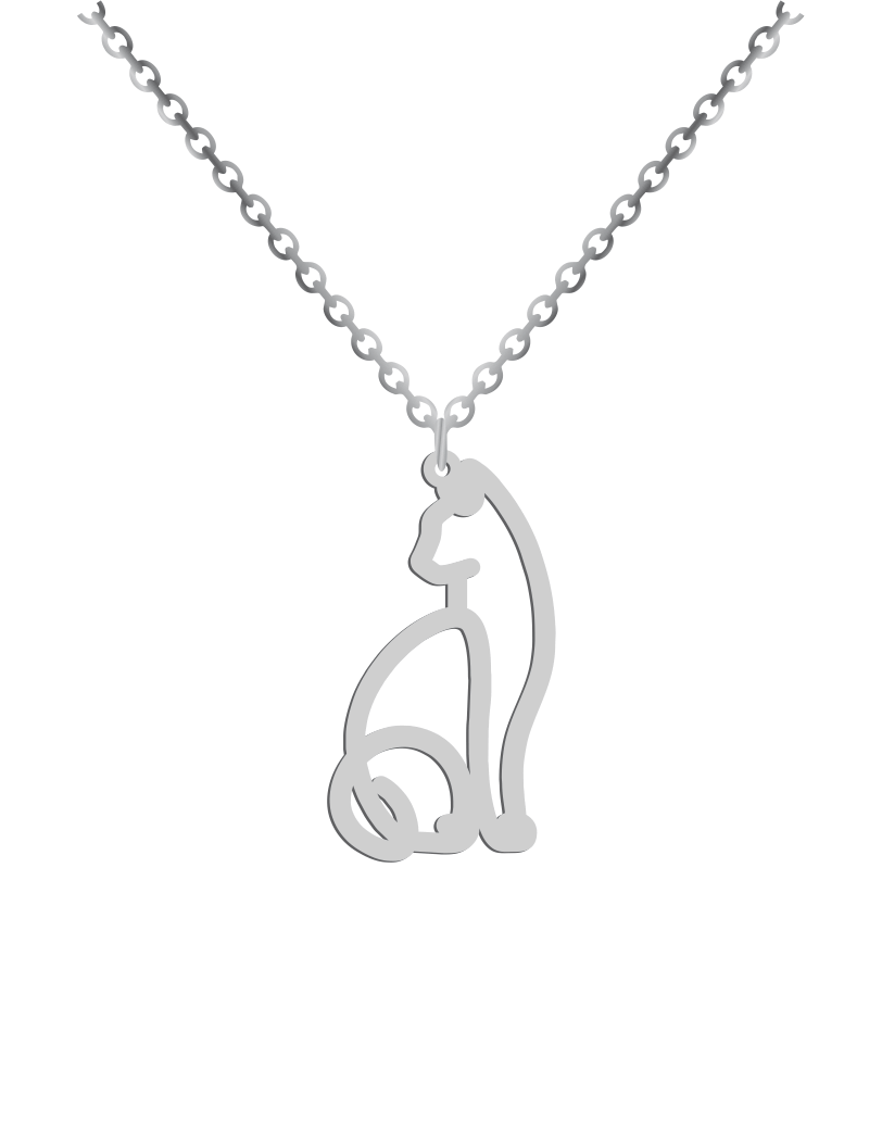 Cat Line Necklace