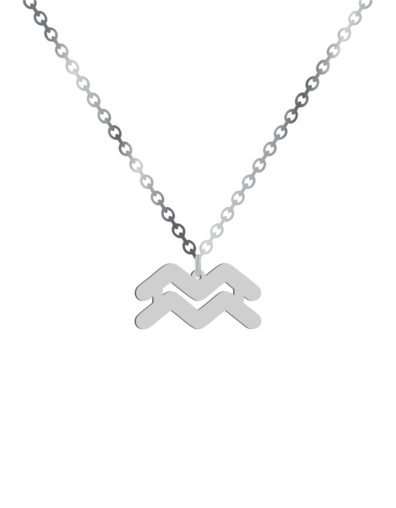 Aquarius Sign Necklace