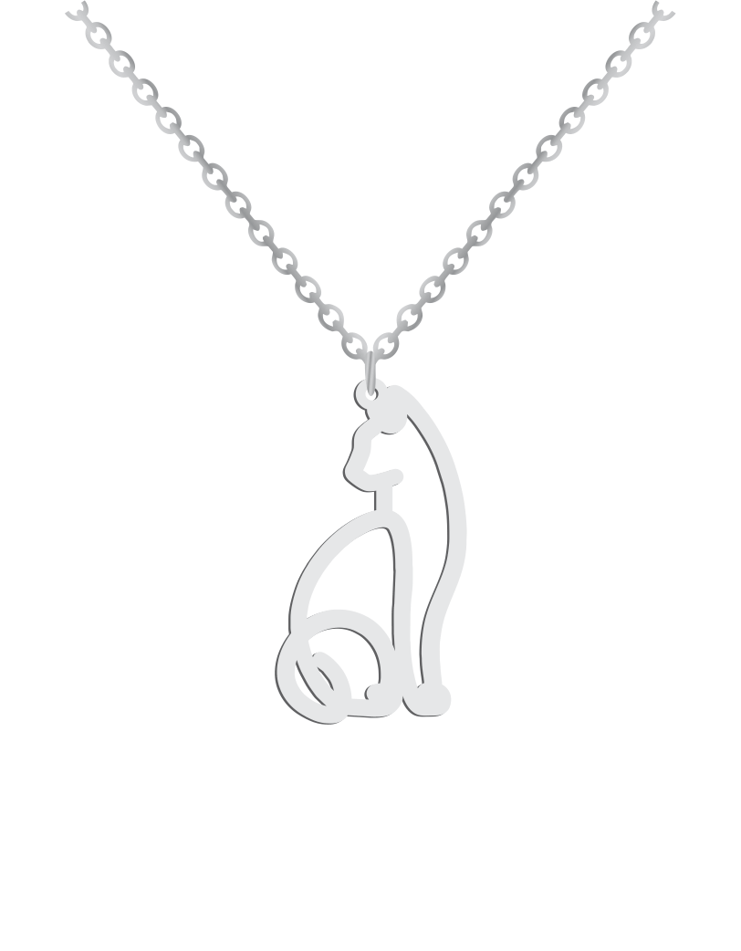 Cat Line Necklace