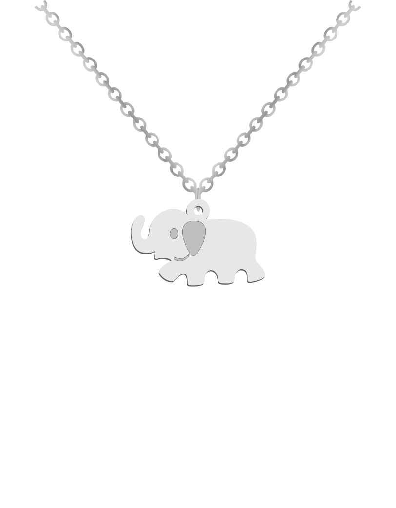Baby Elephant Necklace