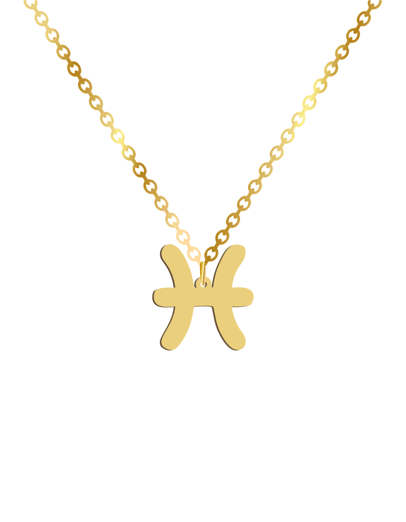 Pisces Sign Necklace