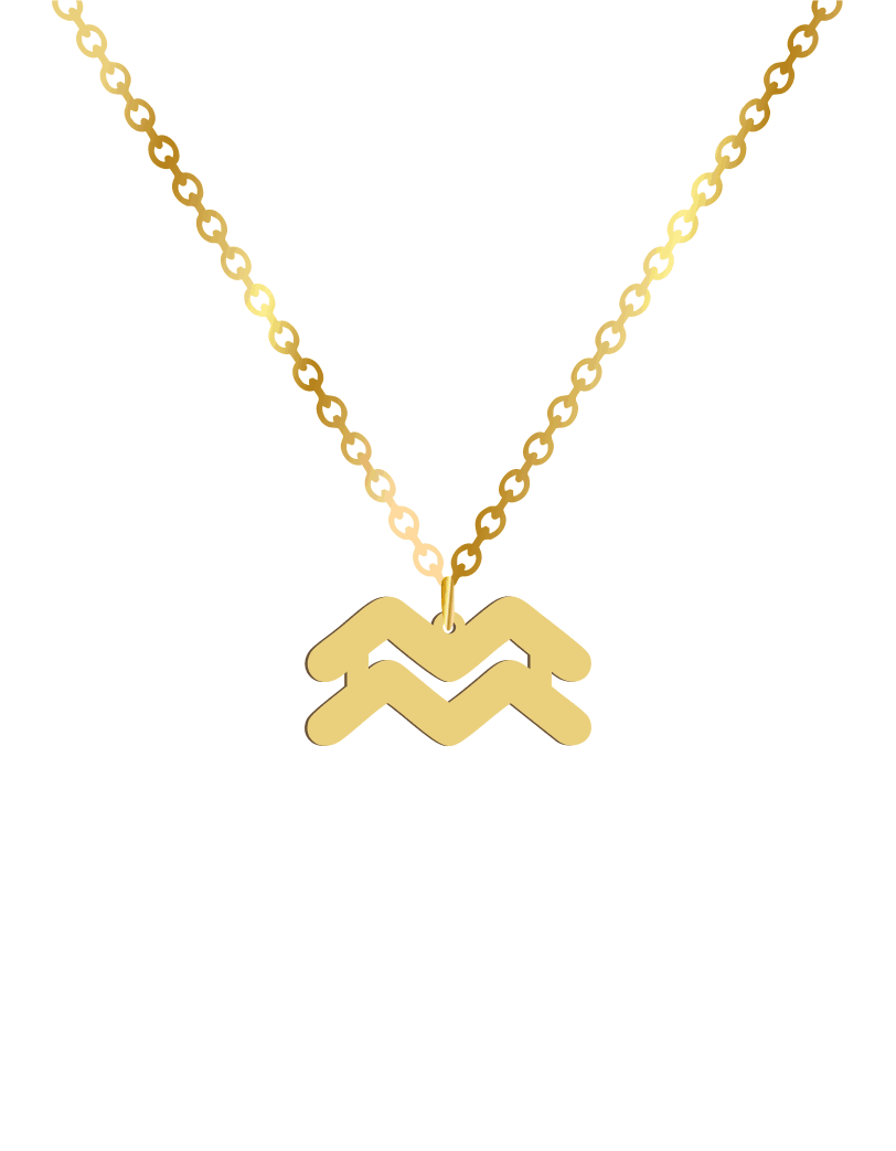 Aquarius Sign Necklace