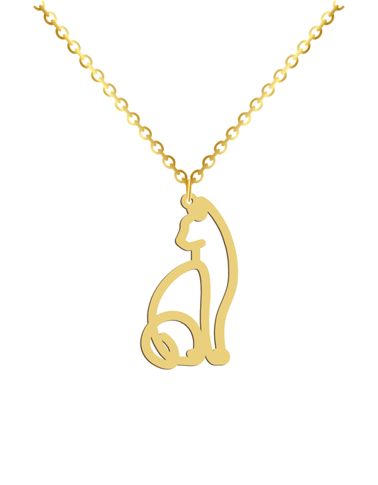 Cat Line Necklace